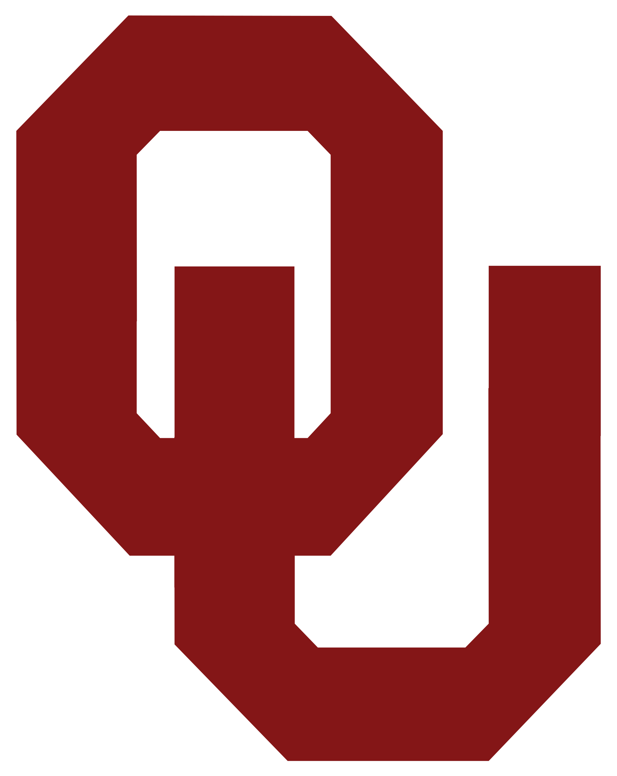 Blank Baseball Field 24, Buy Clip Art - Oklahoma Sooners Football Logo - Png Download (2000x2510), Png Download
