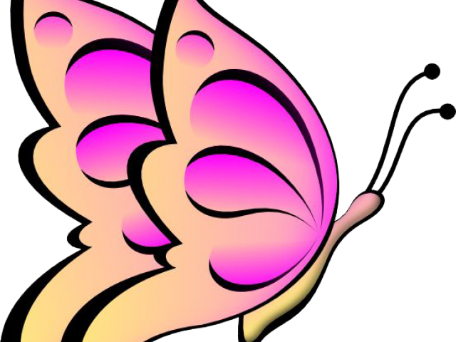 Oreimo Clipart Butterfly - Butterfly Cute Clip Art - Png Download (640x480), Png Download