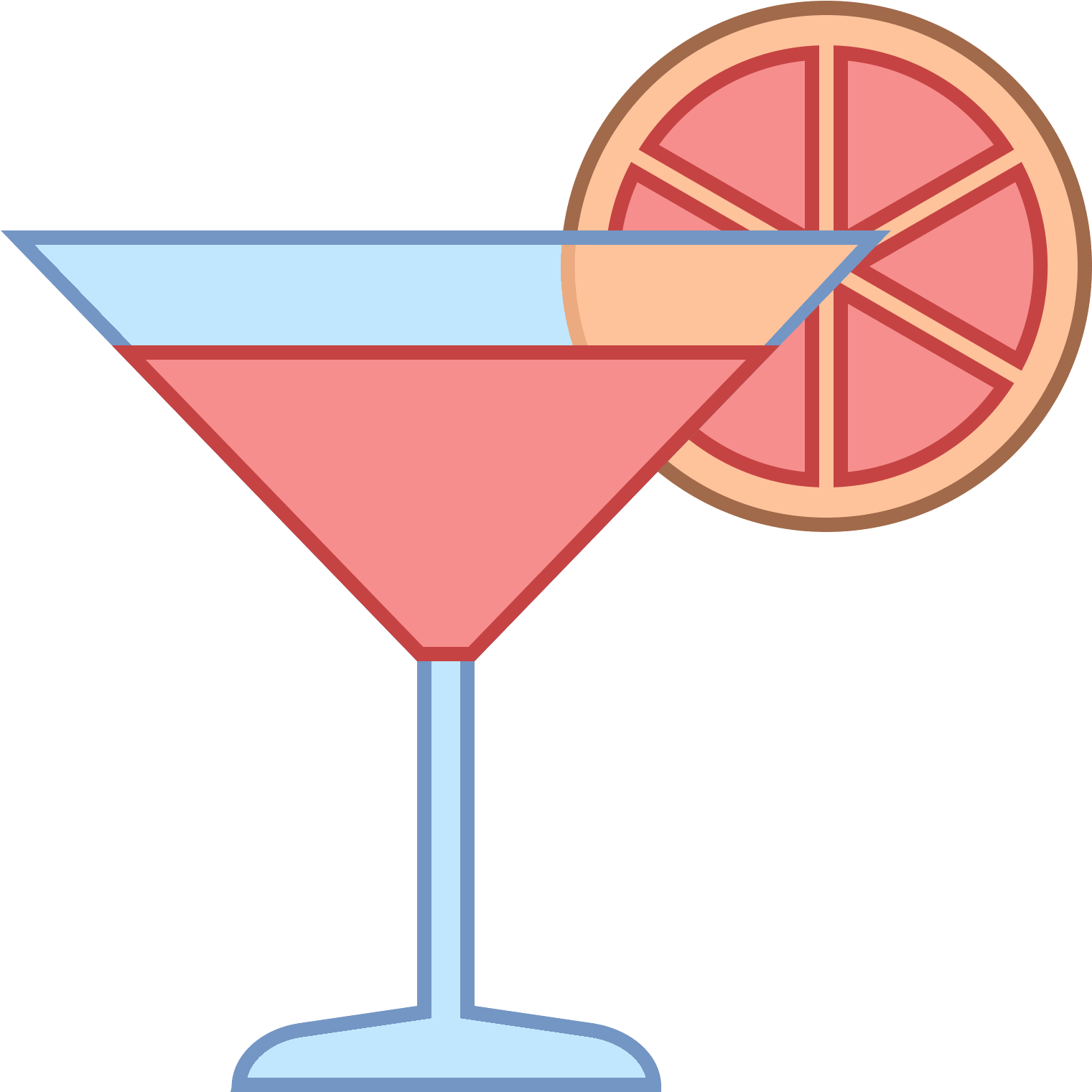 Cocktail Icon - Cocktail Clipart (1600x1600), Png Download