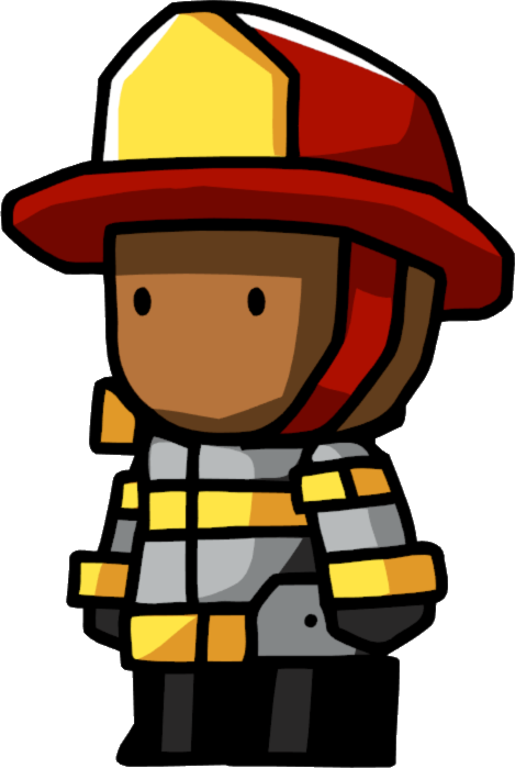 Scribblenauts Wiki Fandom Powered By Wikia - Fireman Png Clipart (469x699), Png Download