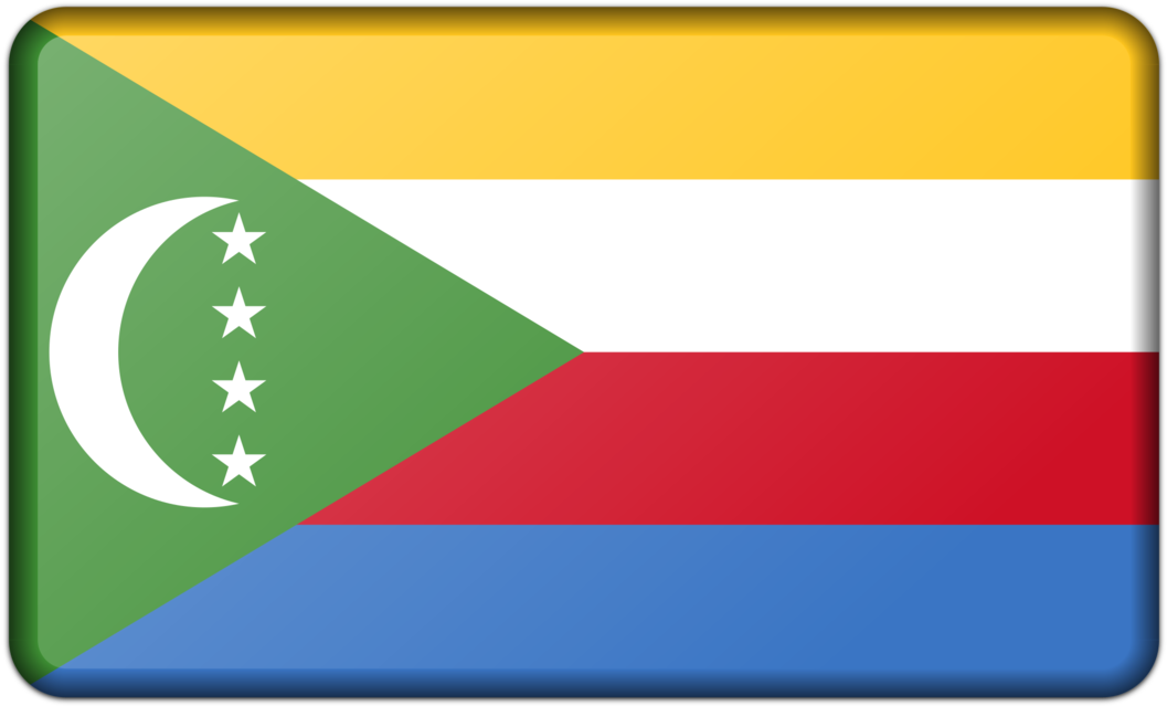 Flag Of The Comoros Flag Of Egypt Flag Of Switzerland - Comoros Clipart (1250x750), Png Download