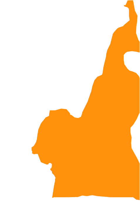 Cameroon, Cameroon, Cameroon Map, - Cameroon Clipart (640x705), Png Download