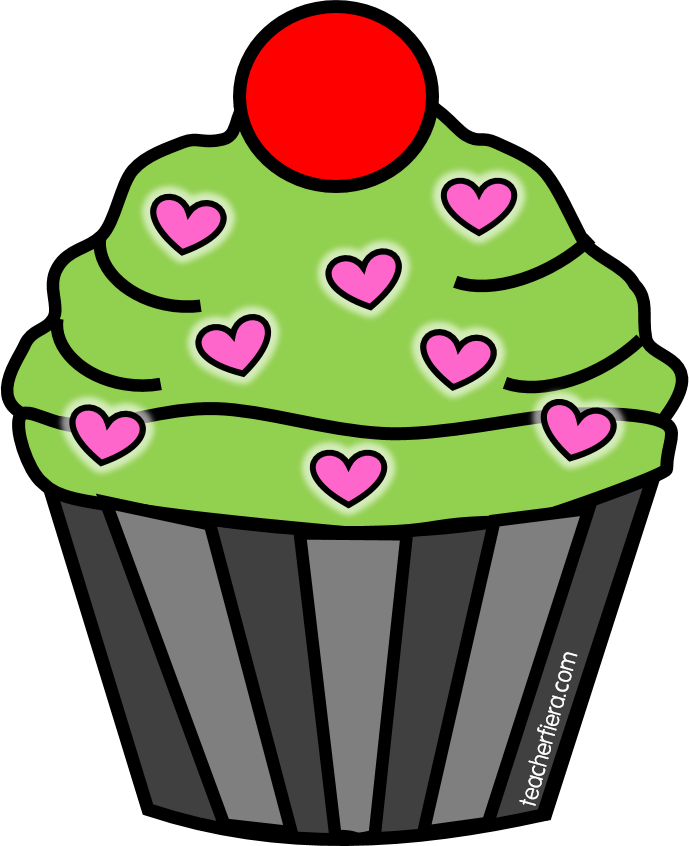 Cupcake Cliparts - Clip Art - Png Download (689x846), Png Download