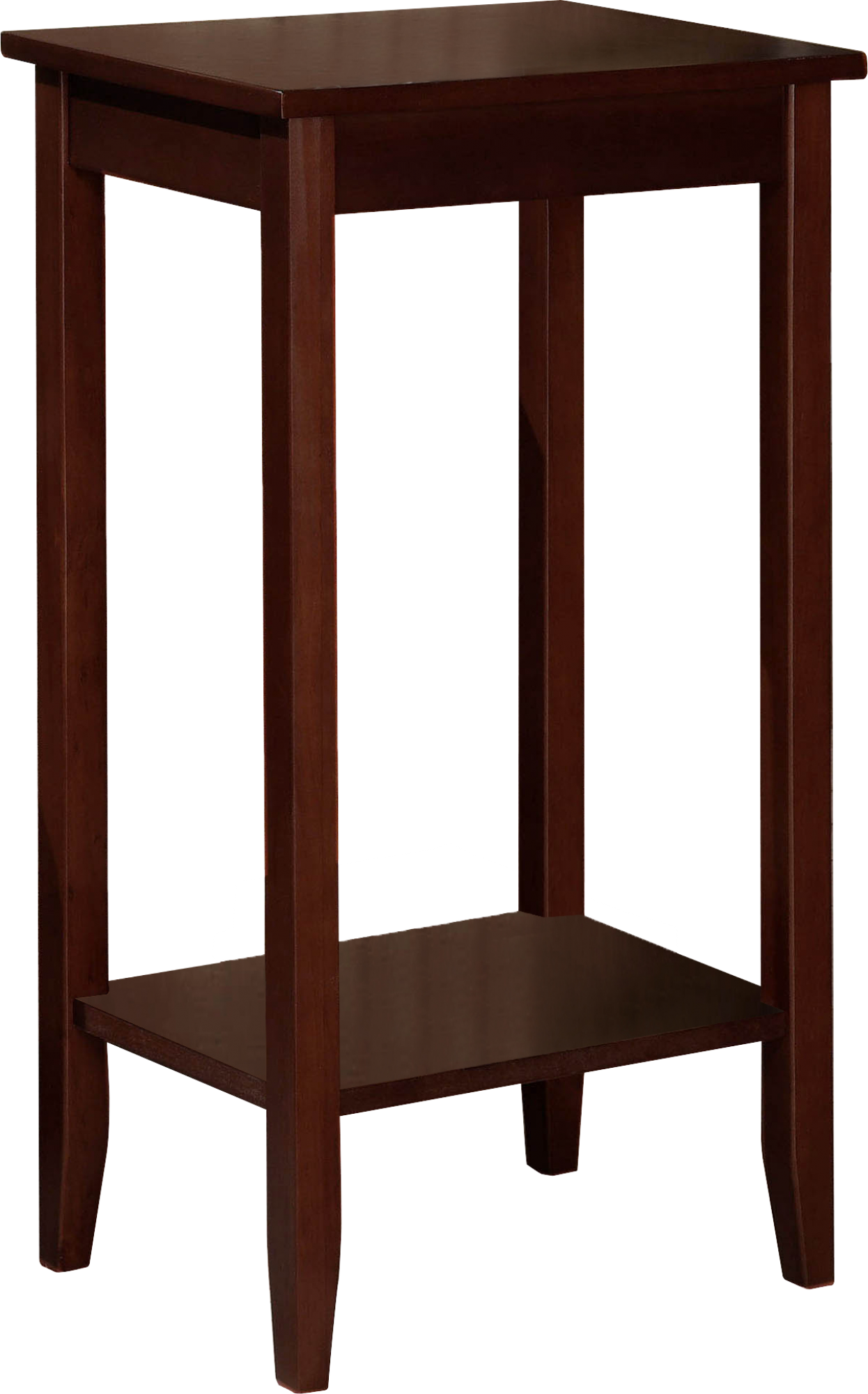 Dhp Rosewood Tall End Table Simple Design Multi Purpose - 40 Inch Tall Side Table Clipart (1246x2000), Png Download