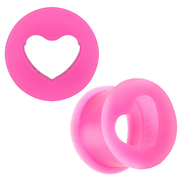 Freshtrends Pink Heart-shaped Cut Out Flexible Silicone - Love Clipart (730x730), Png Download