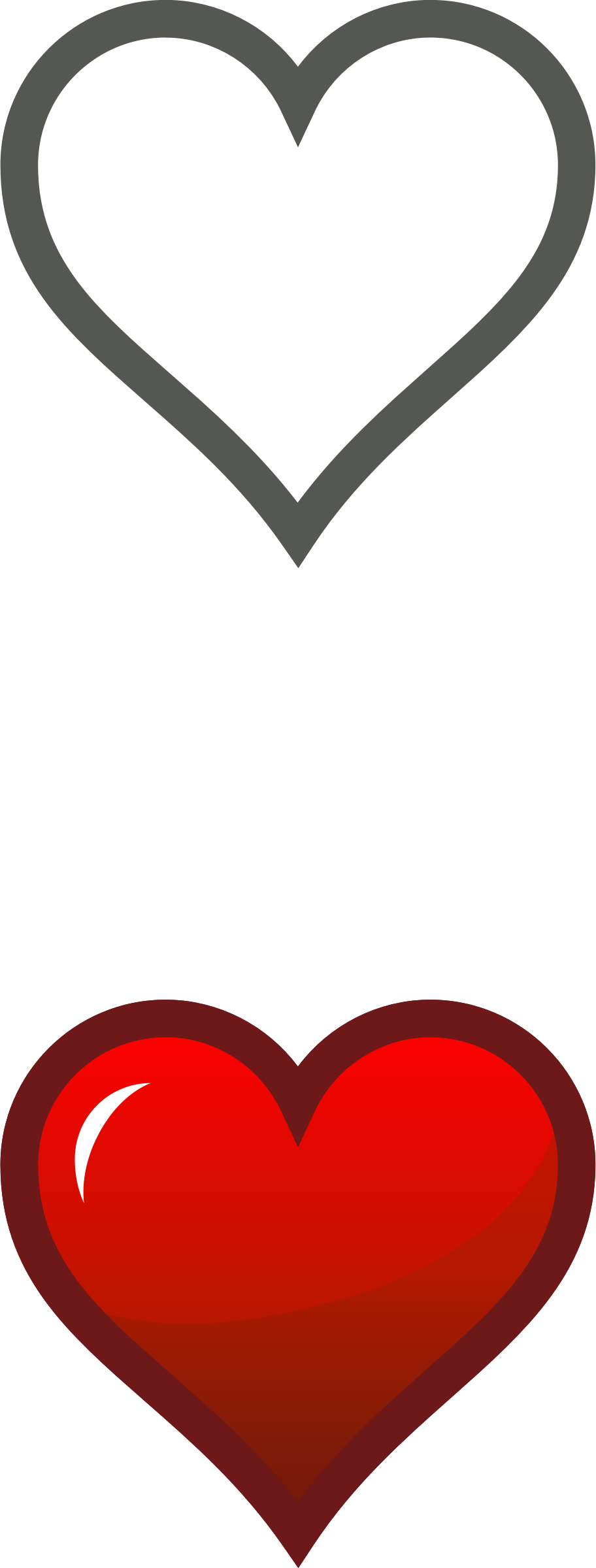 Pixel Heart Icon Clipart (912x2400), Png Download