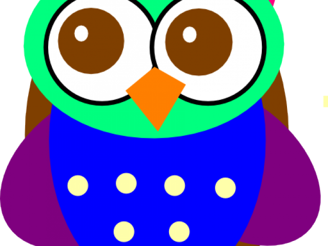 Owlet Clipart Colorful Owl - Baby Owls Clipart - Png Download (640x480), Png Download