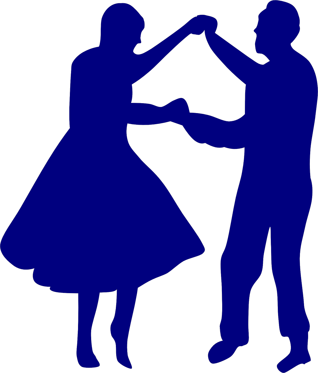 Lady Dancing Cliparts 20, Buy Clip Art - Couple Dance Images Png Transparent Png (614x720), Png Download