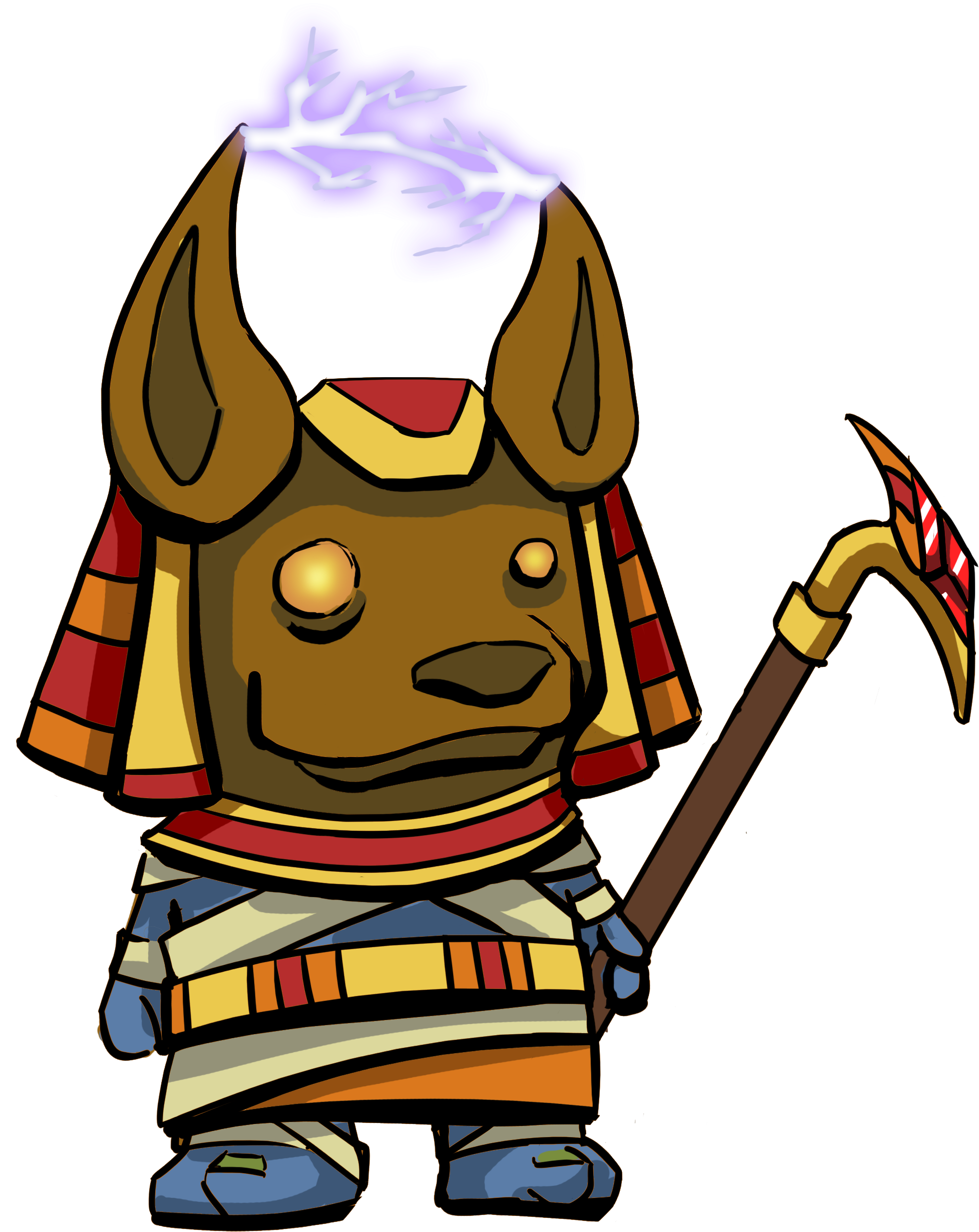 Annubisdoggie - Tomb Quest Clipart (2205x2652), Png Download