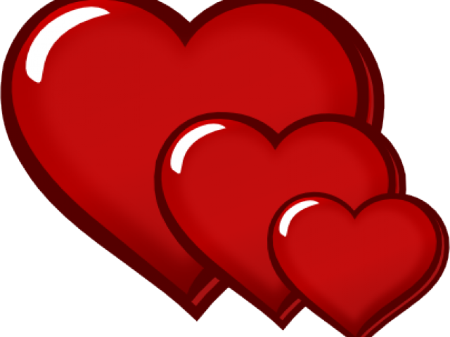 Red Hearts Clipart (640x480), Png Download