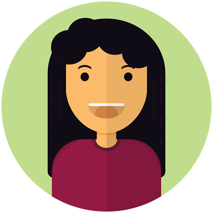 Cartoon Black Women 21, Buy Clip Art - Flat Design Character Png Transparent Png (720x720), Png Download