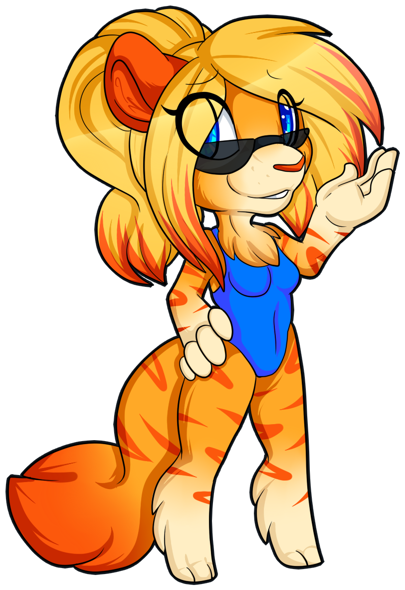 Ready For Summer - Cartoon Clipart (860x1244), Png Download