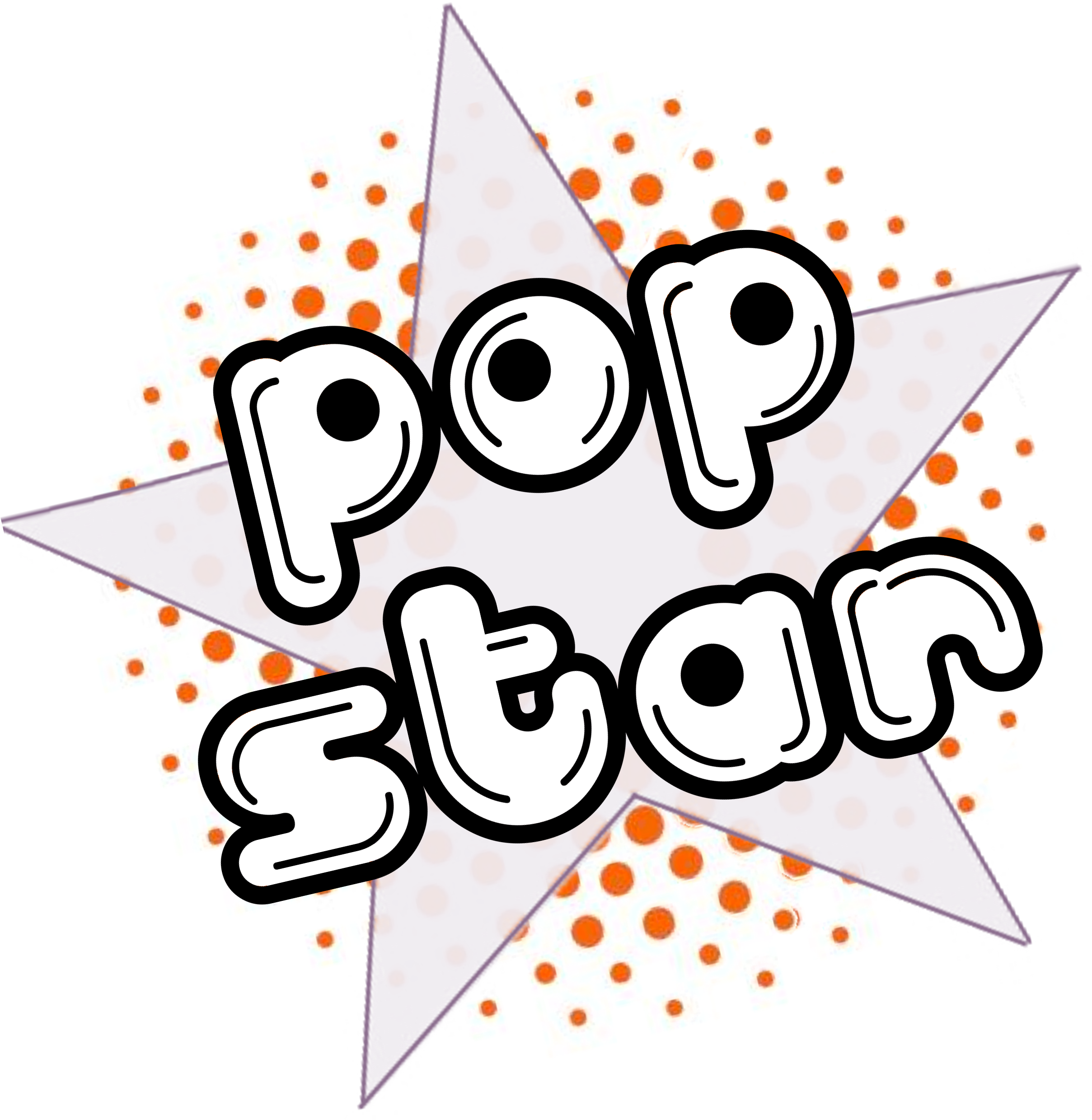 Popstar Cliparts - Pop Star Clipart Png Transparent Png - Full Size