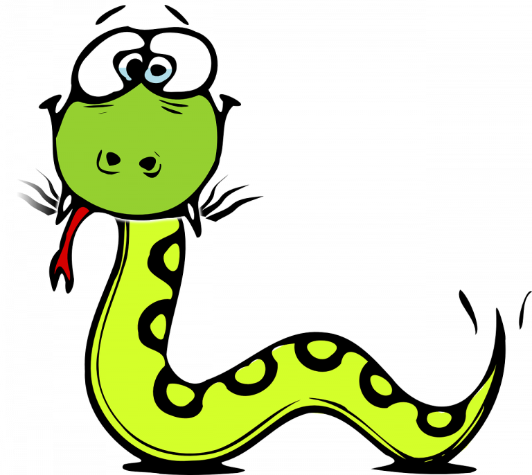 Download Snake Black And White Clipart Snakes Clip - Snake Clipart Transparent Background - Png Download (768x686), Png Download