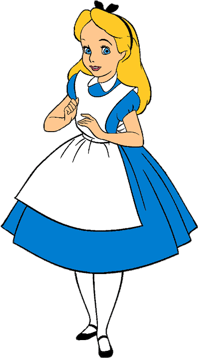Alice In Wonderland Clipart Many Interesting Cliparts - Di Alice Nel Paese Delle Meraviglie - Png Download (500x701), Png Download