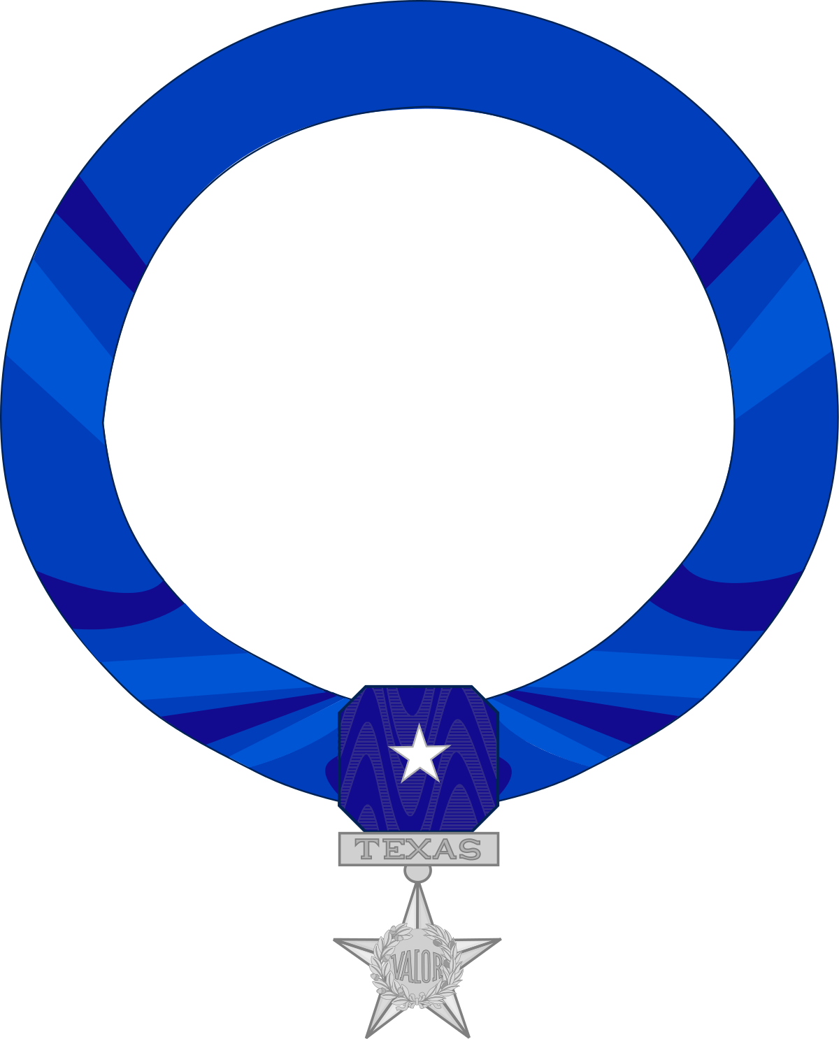 Texas Medal Of Valor Clipart (1200x1486), Png Download