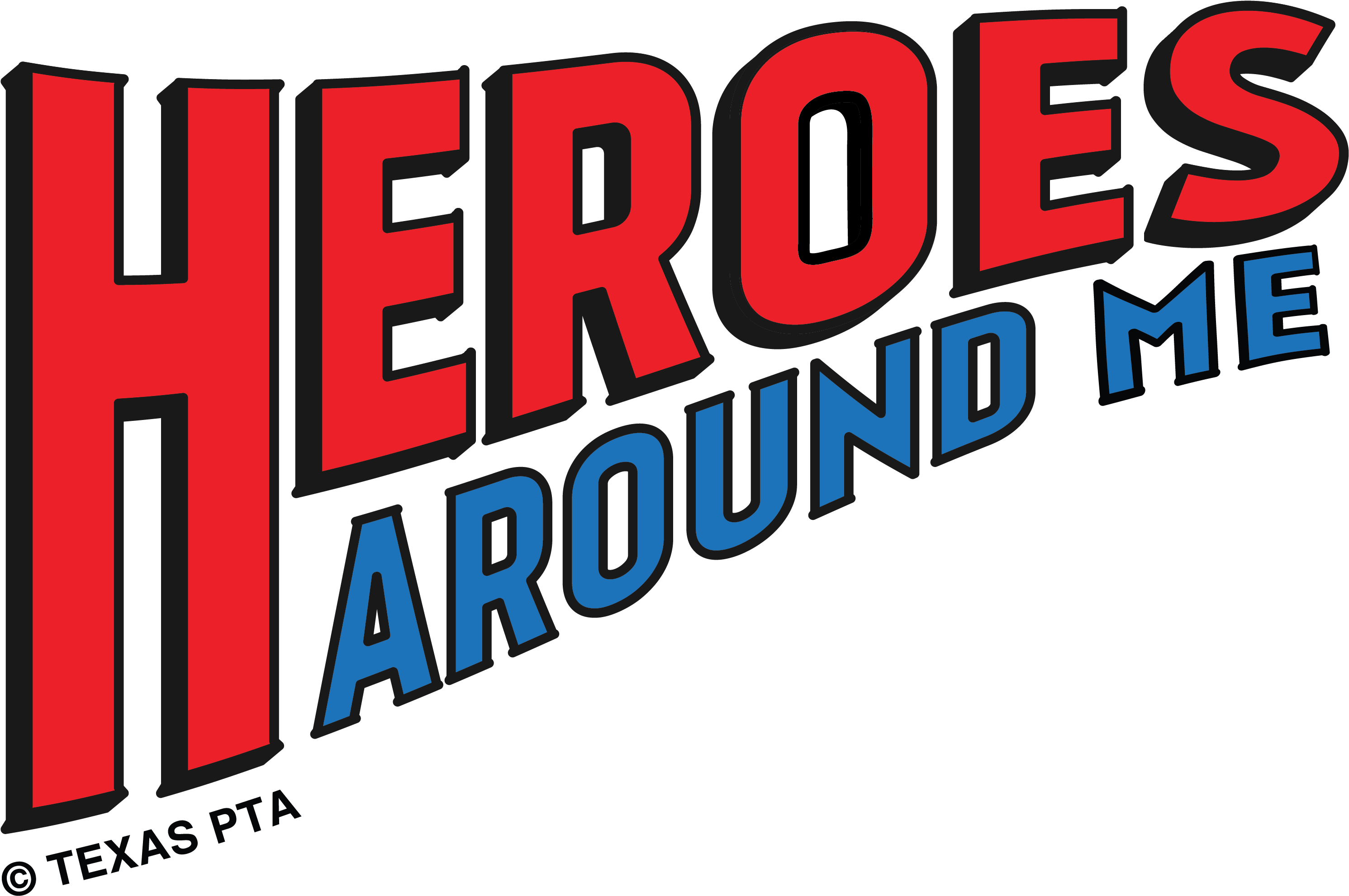 Pta Reflections Heroes Around Me Clipart (3364x2315), Png Download