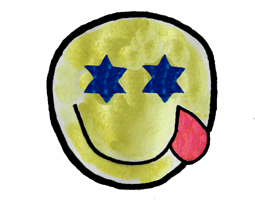 Jewish Star Emoji Eyes - Emoji Clipart (944x772), Png Download