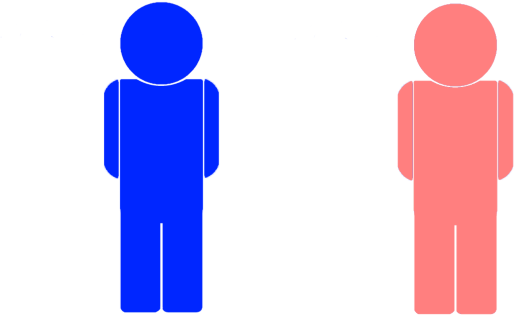 Man Woman Couple People Png Image - 남자 여자 Png Clipart (1280x1280), Png Download