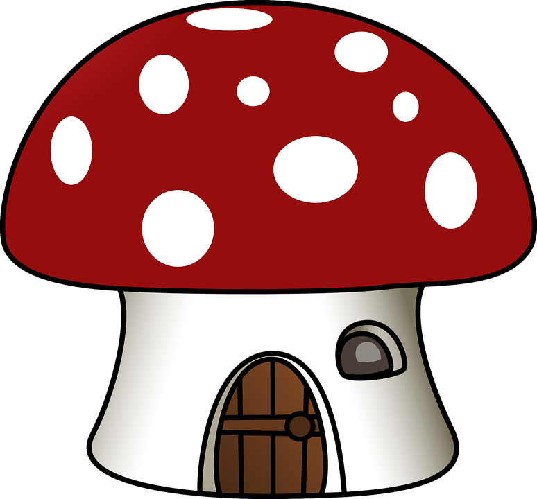 Little Red Riding Hood Clipart 23, Buy Clip Art - Mushroom House Clipart - Png Download (774x720), Png Download