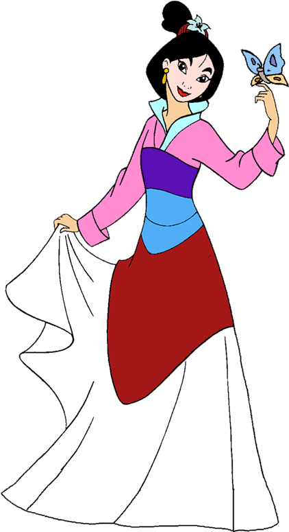 Dragon Princess, Princess Disney, Disney Princesses, - Disney Clipart (450x779), Png Download