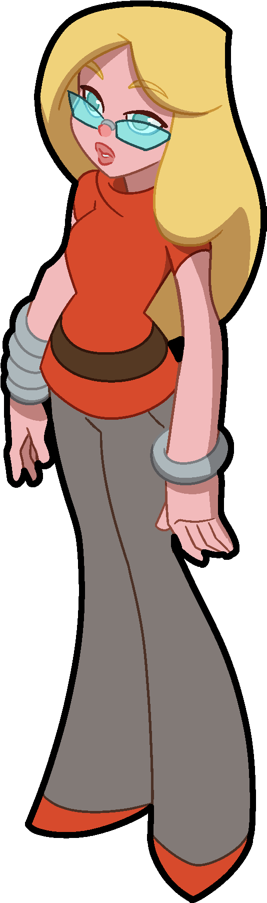 How She Moves, She Moves We Cannot Deprive You Of Ms - Cartoon Clipart (1411x2022), Png Download