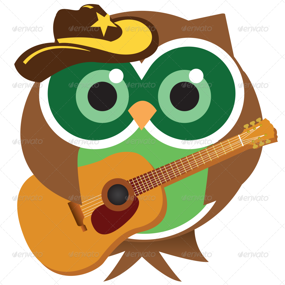 Banner Transparent Library Country Singer Clipart - Owl - Png Download (1000x1000), Png Download
