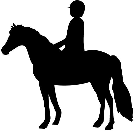 Horse Riding - Horse Pictogram Clipart (640x640), Png Download