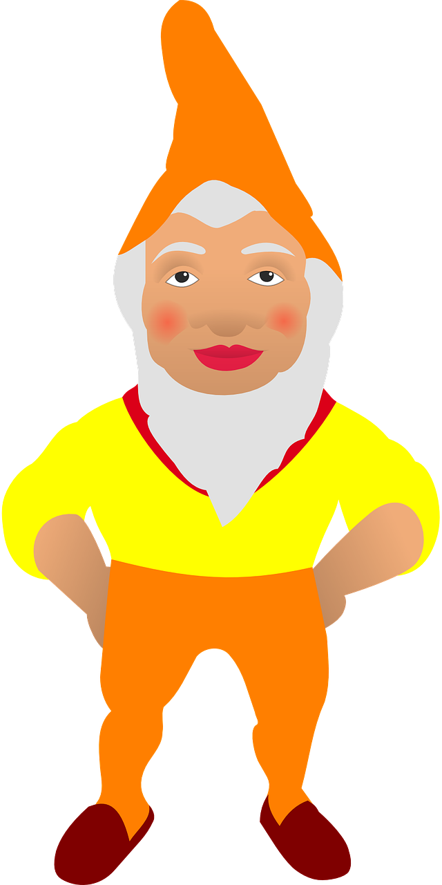 Gnome Dwarf Leprechaun Cartoon Png Image - Skřítek Kreslený Clipart (640x1280), Png Download