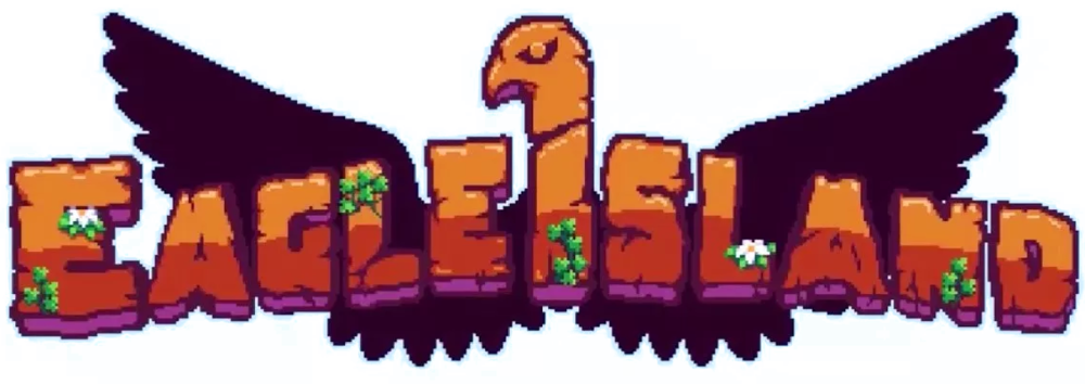 Ei - Eagle Island Clipart (1000x354), Png Download