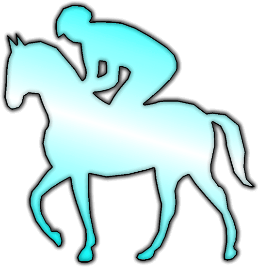 Fastest Horse And Jockey - Horse Clipart (600x600), Png Download