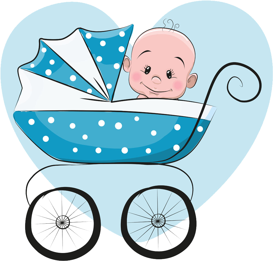 Cartoon Infant Illustration - Baby Boy Cartoon Clipart (1000x1000), Png Download