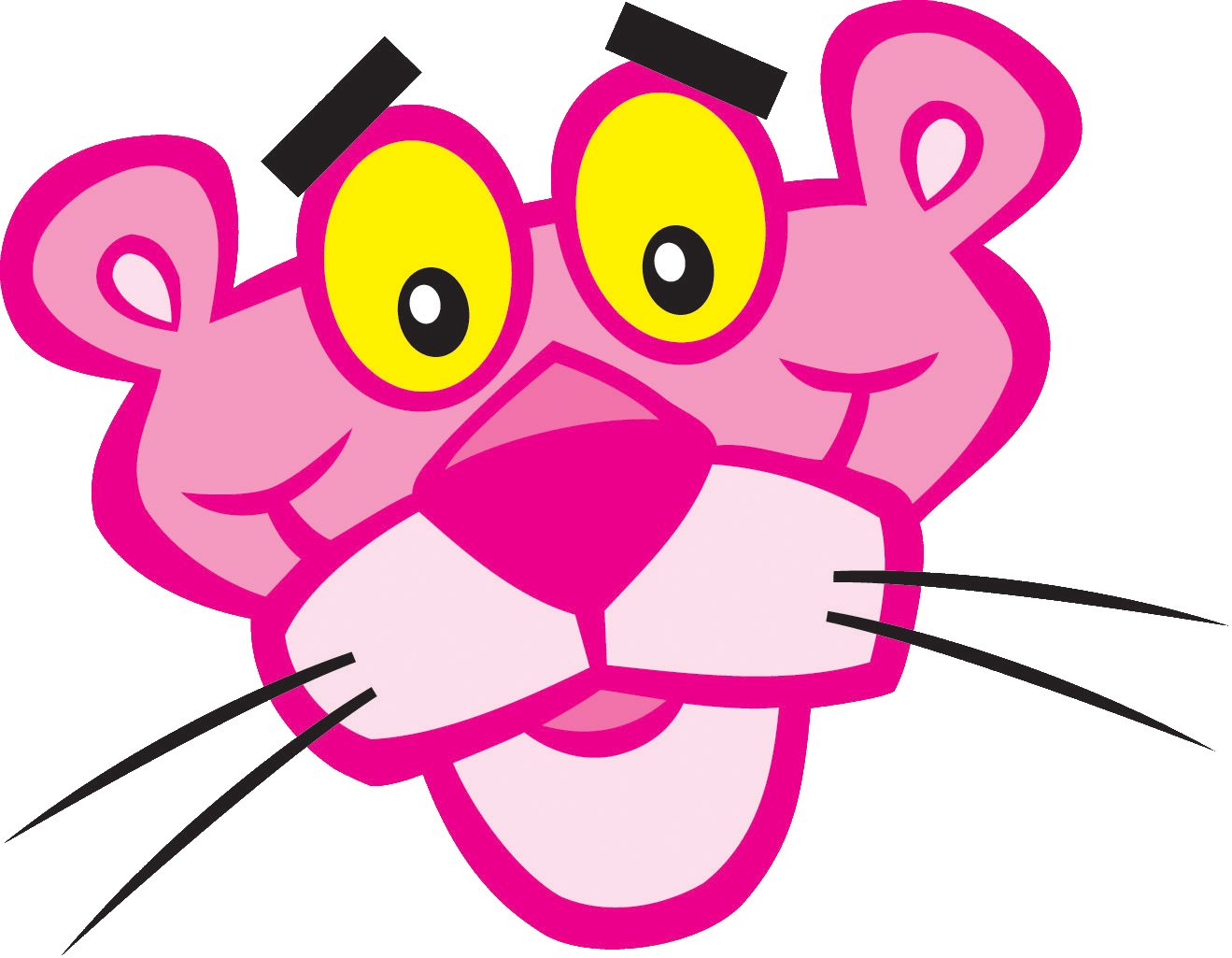 Love The Life - Cartoons Pink Panther Clipart (1319x1025), Png Download