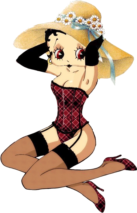 My Sexy Boop - Gifs Betty Boop Clipart (452x696), Png Download
