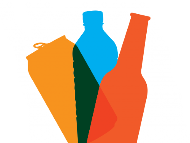 Bottle Clipart Garbage - Glass Bottle - Png Download (640x480), Png Download