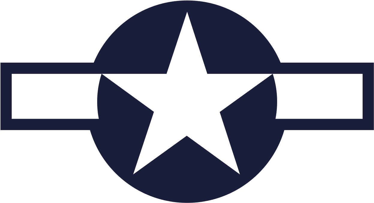 Američani U Nás - Us Air Force Roundel Ww2 Clipart (800x441), Png Download