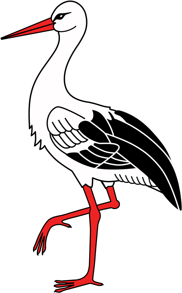 Yükle - Cigogne Dessin Png Clipart (1024x1024), Png Download