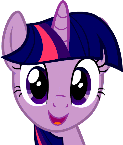 Twilight Sparkle Rainbow Dash Princess Celestia Pinkie - My Little Pony Twilight Sparkle Face Clipart (600x600), Png Download