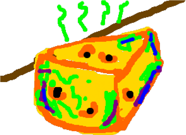 Cheese Clipart Mouldy - Cheese - Png Download (640x480), Png Download