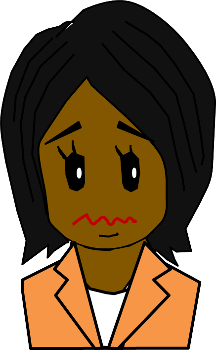 No31 Black Man Normal - Cartoon Clipart (437x706), Png Download