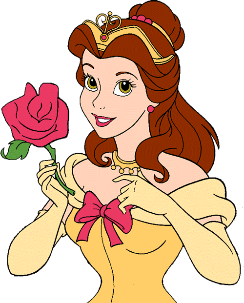 Beautiful - Princess Belle Clipart - Png Download (500x621), Png Download