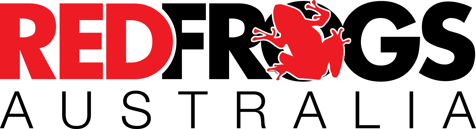Universal Store - Red Frogs Australia Logo Clipart (2001x545), Png Download