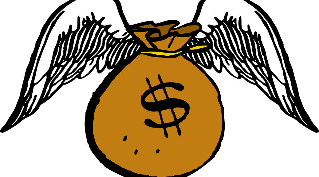 Guide To Medical Flight Cost Containment - Flying Money Clip Art - Png Download (1038x576), Png Download