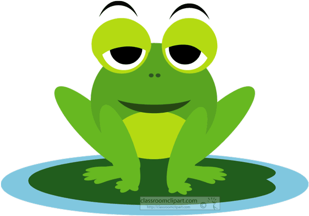 Animals Animated Animation Of Moving Big Eyes - Animated Frog Clipart (700x529), Png Download