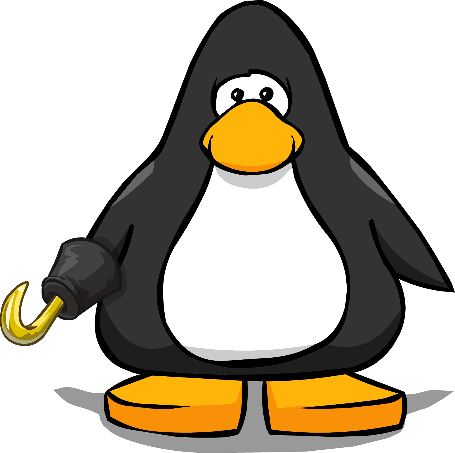 Pirate's Hook On A Player Card - Penguin With Top Hat Clipart (1558x1554), Png Download