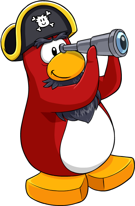 Rockhopper Telescope - Club Penguin Rockhopper Png Clipart (510x759), Png Download