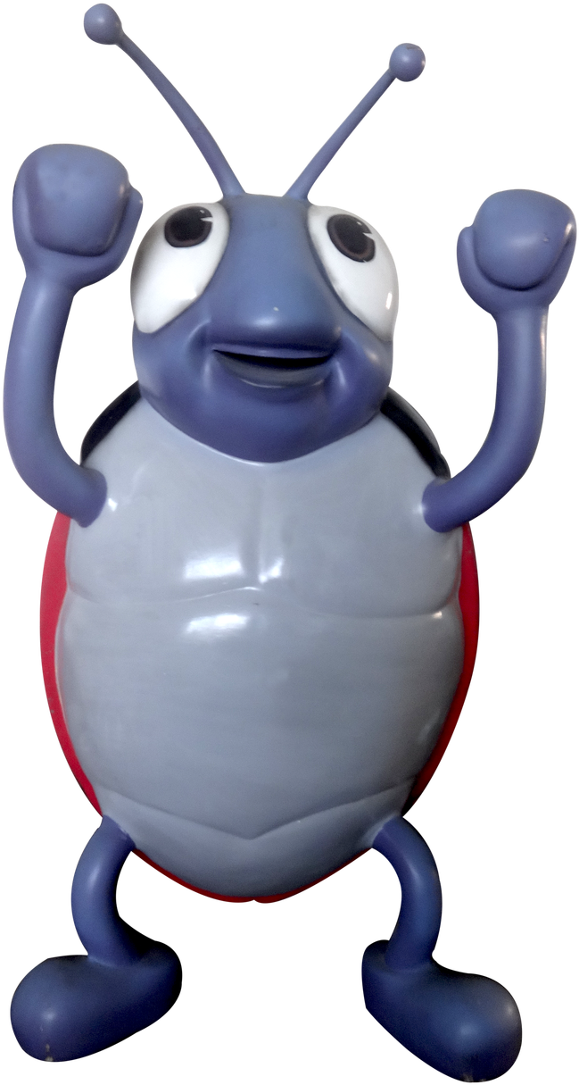 Comic Beetle Statue - Comics Clipart (494x659), Png Download