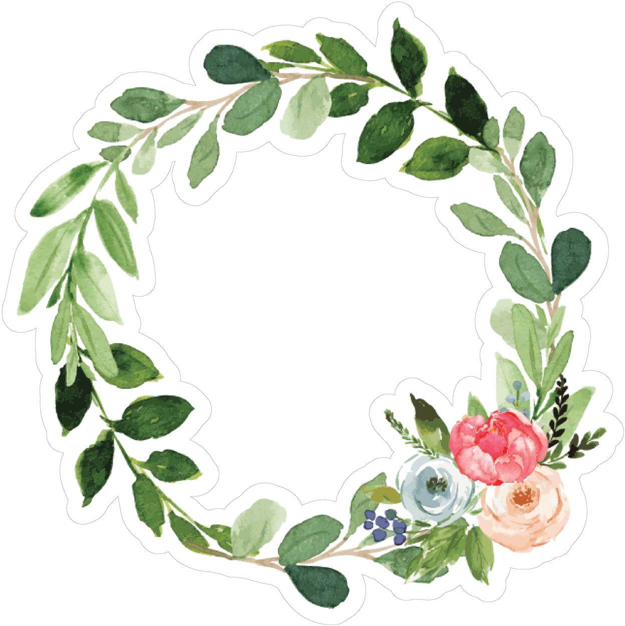 Image - Watercolor Deer Poster Print By Tara Moss Clipart (1280x1280), Png Download