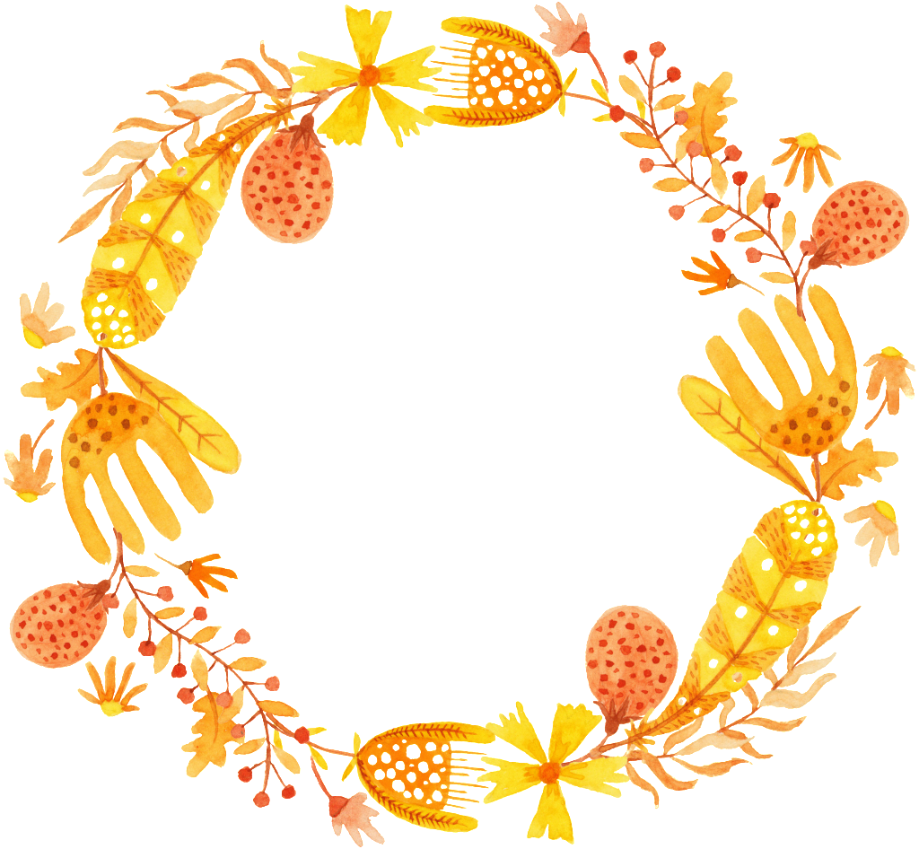 Autumn Wreath Free Vector - Empyrean Sketchbook: Sketchbook For All [book] Clipart (1024x946), Png Download