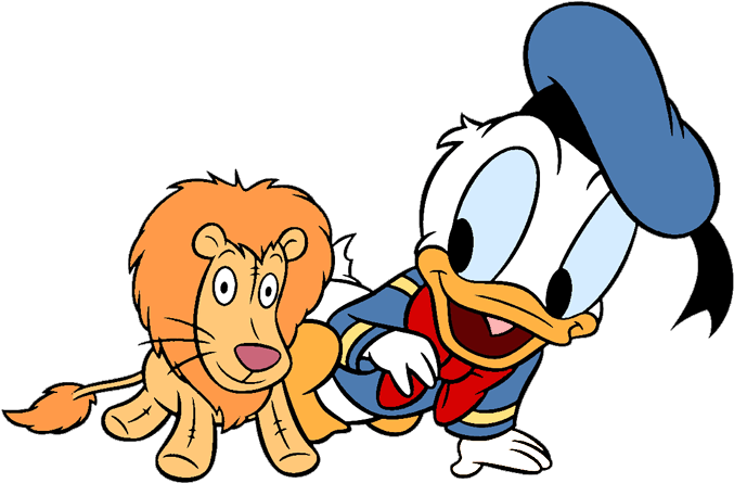 Download Infant Clipart Donald Duck Daisy Duck Clip - Donald Duck - Png Download (700x464), Png Download